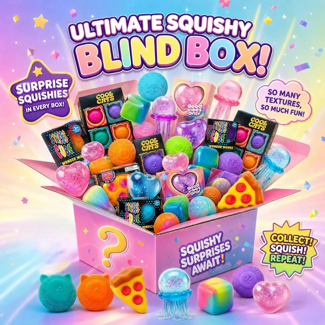 Event Party - 100+ Pieces Assorted Squishy Figures Blind