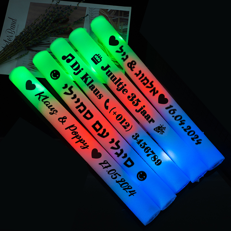 Cotton Candy Cone - 20/30/40Pcs RGB LED Glow Bulk Party