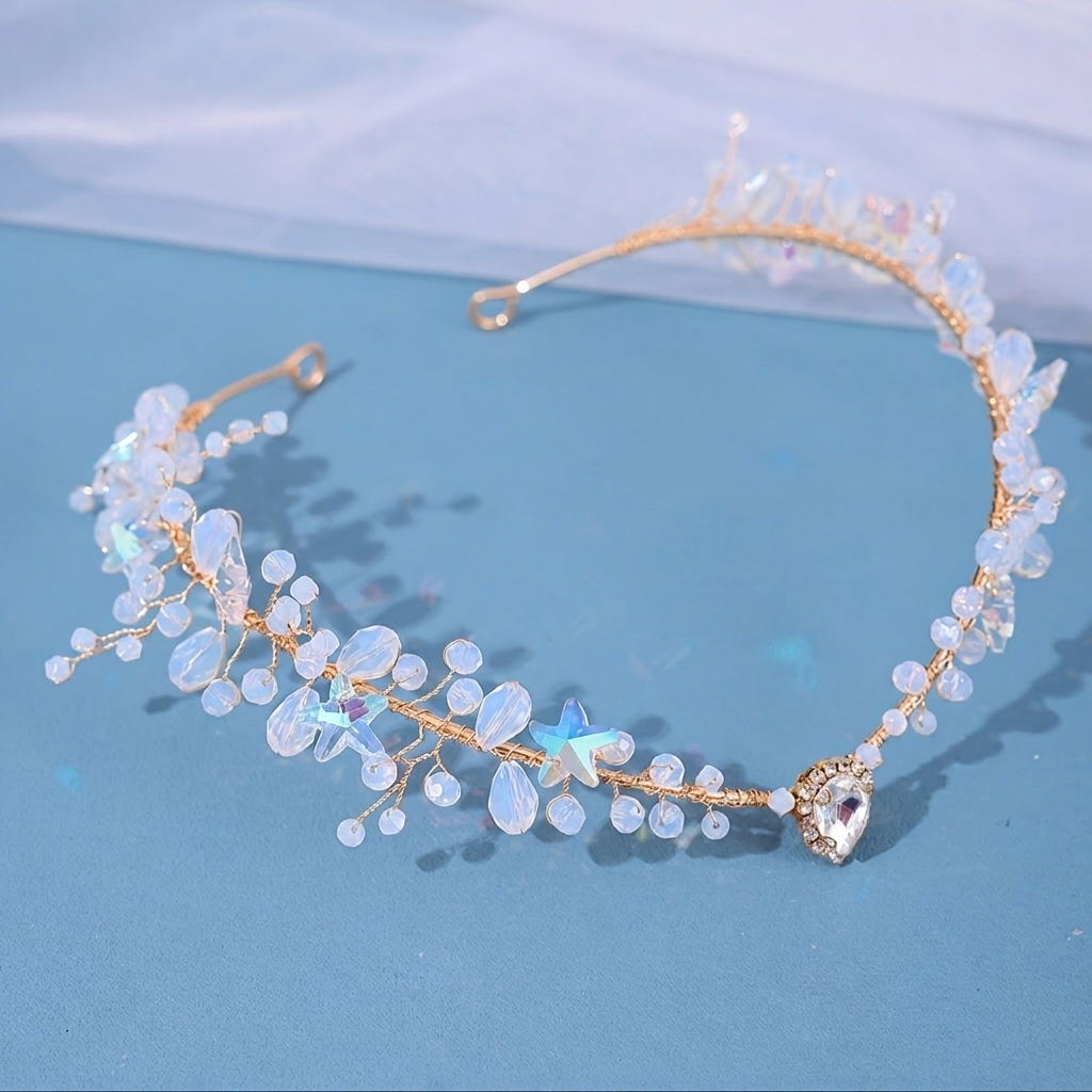 Bridal Hairband Triangular Cry - огляд і ціна Event Party