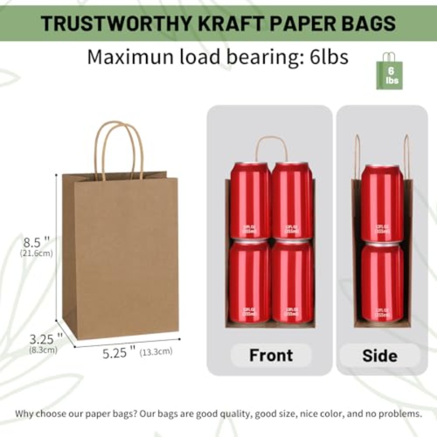 300 Pack 5.25x3.25x8.5 Inch Pl - огляд і ціна Party Favor Bag