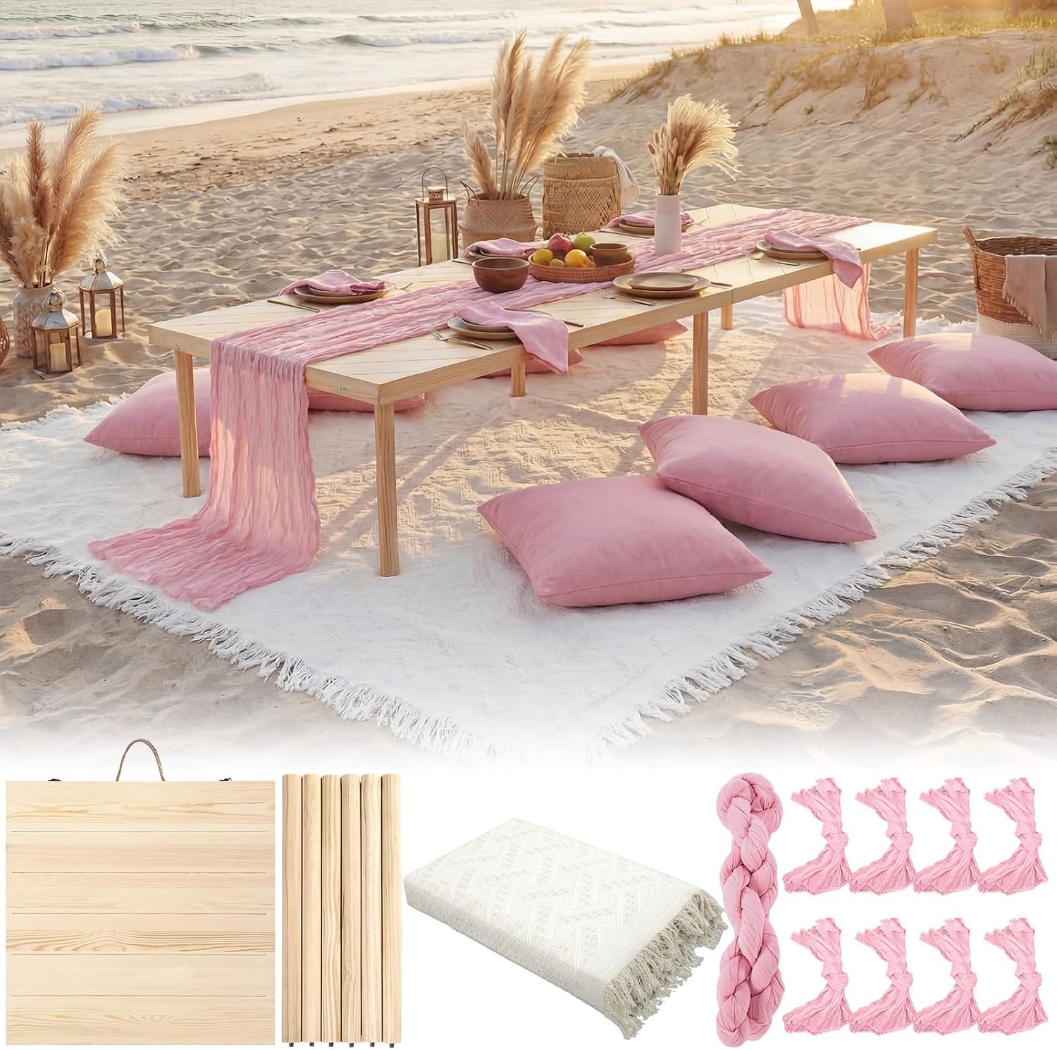 Extra Large Folding Picnic Tab - огляд і ціна Napkin Folding Set