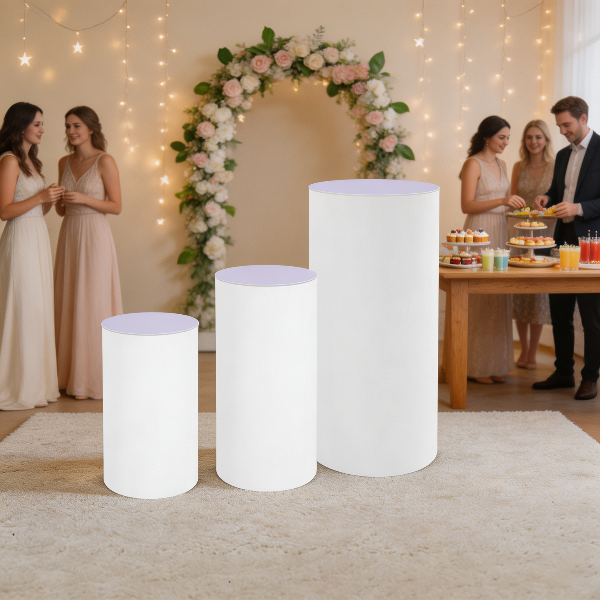 Pedestal Display Stand Cylinde - огляд і ціна Event Launch Party