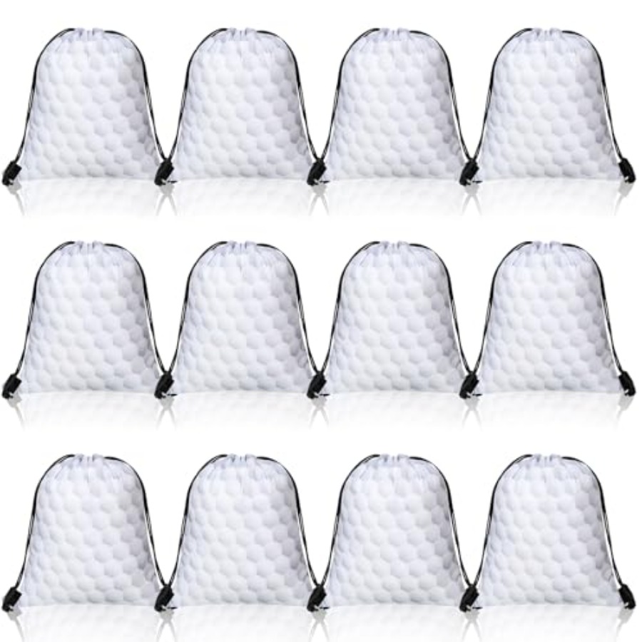 12 Pieces Golf Drawstring Bags - огляд і ціна Party Favor Bag