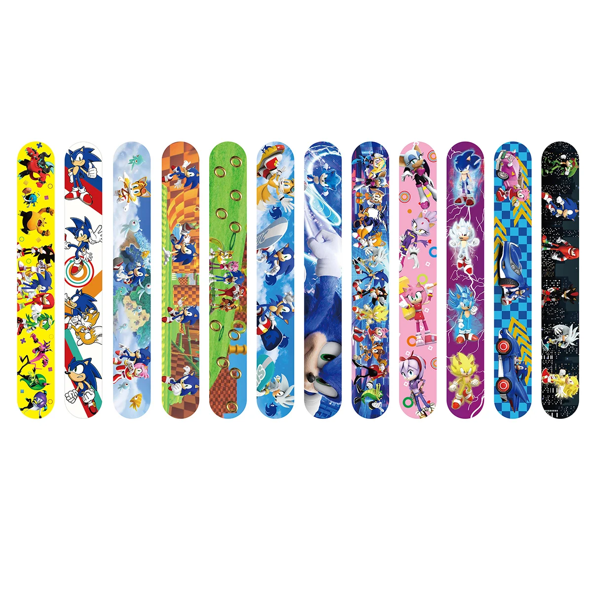 12/24/36pcs Sonic Slap Bracele - огляд і ціна Party Favor Bag