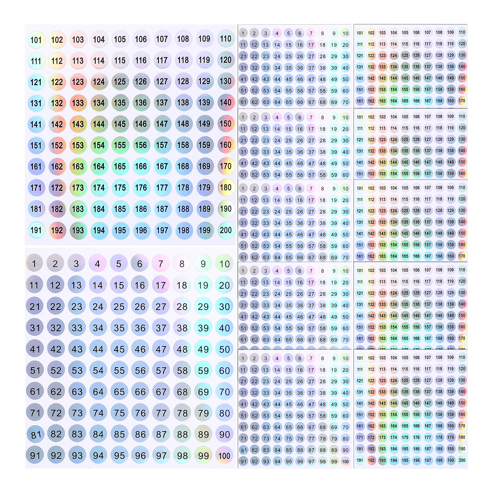 20 Sheets Clear Round Digital  - огляд і ціна Event Party Box