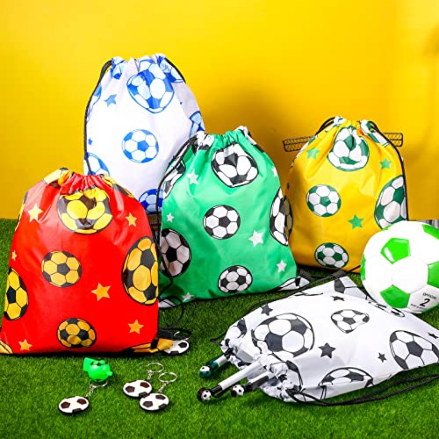 20 Pack Soccer Drawstring Bags - огляд і ціна Party Favor Bag