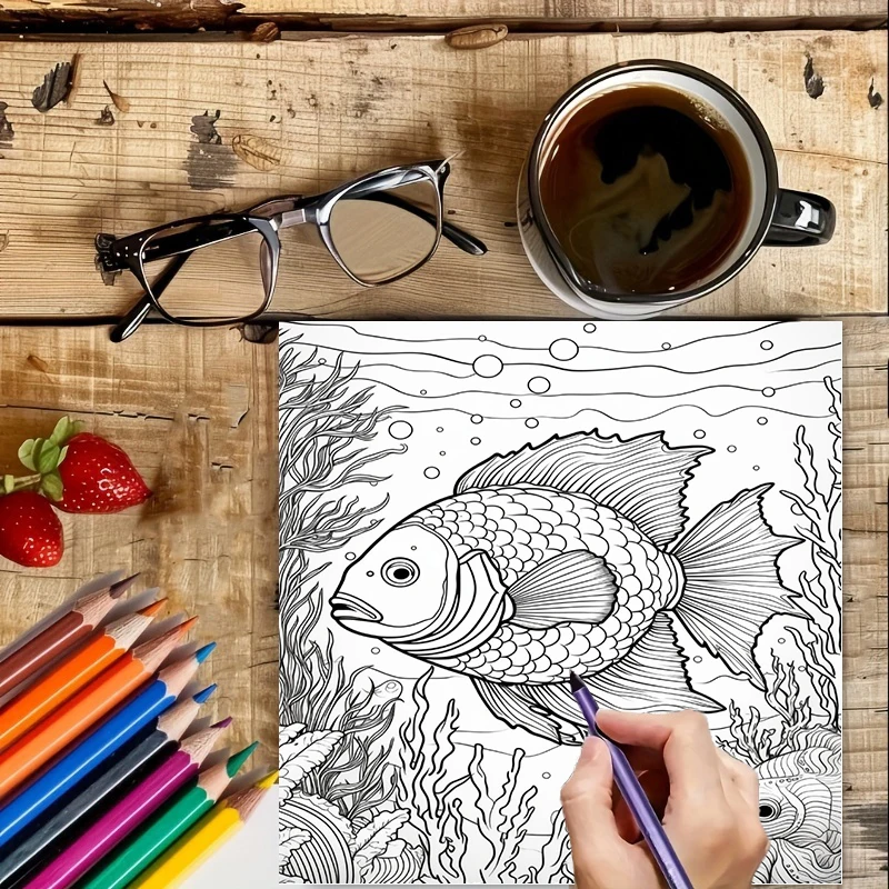 Summer Underwater Coloring Boo - огляд і ціна Supply Event