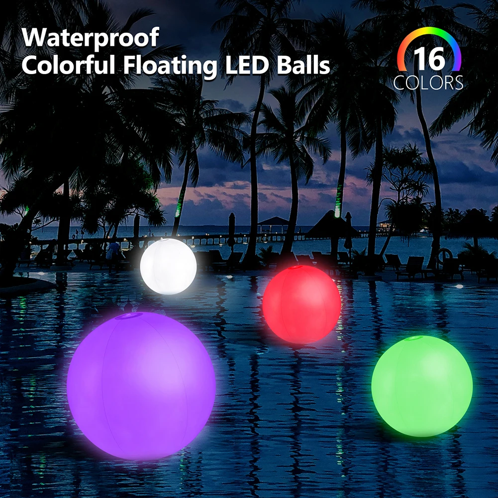Inflatable Pool Beach Ball 16  - огляд і ціна Led Balloon Light