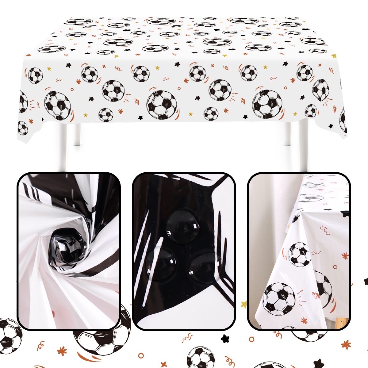 183x137cm Soccer Theme Disposa - огляд і ціна Table Cloth Disposable