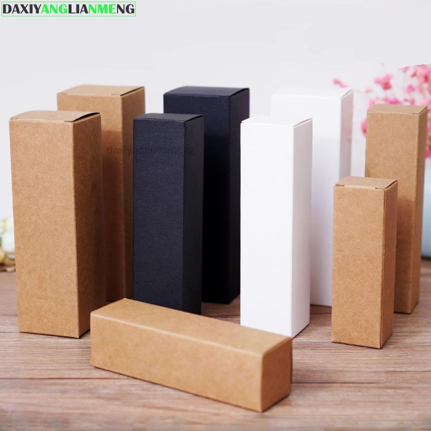 50pcs/lot 37x37x118mm  Kraft P - огляд і ціна Event Party Box